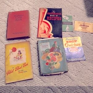 Vintage Watkins and others cookbook bundle